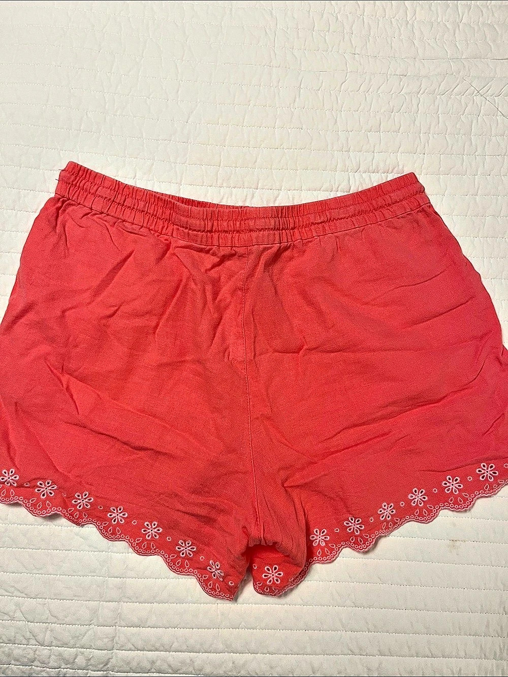 J.Crew Eyelet Pull On Drawstring Shorts - Picture 2 of 9